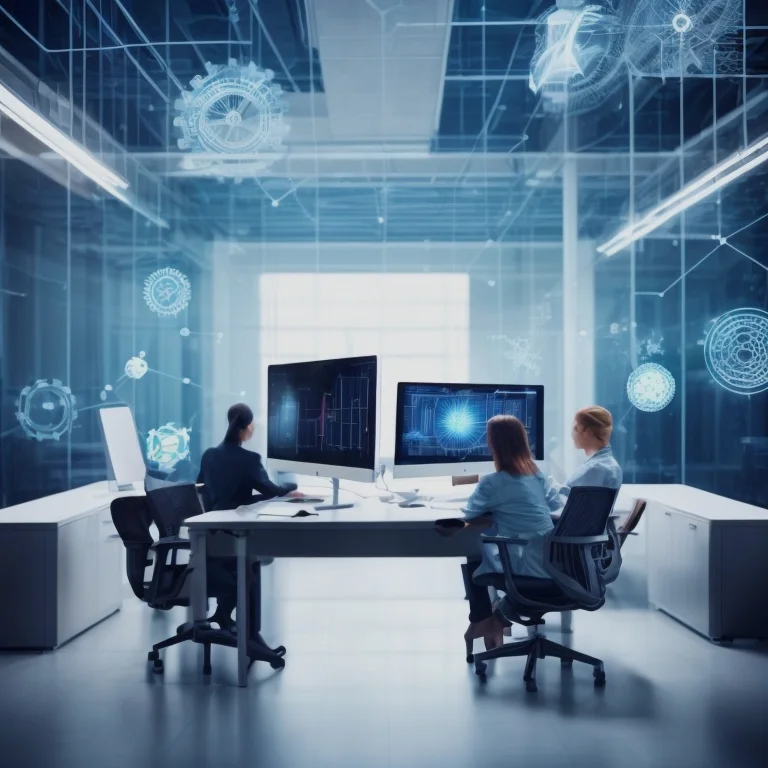 AIソフトウェア開発のグラフィックイメージ