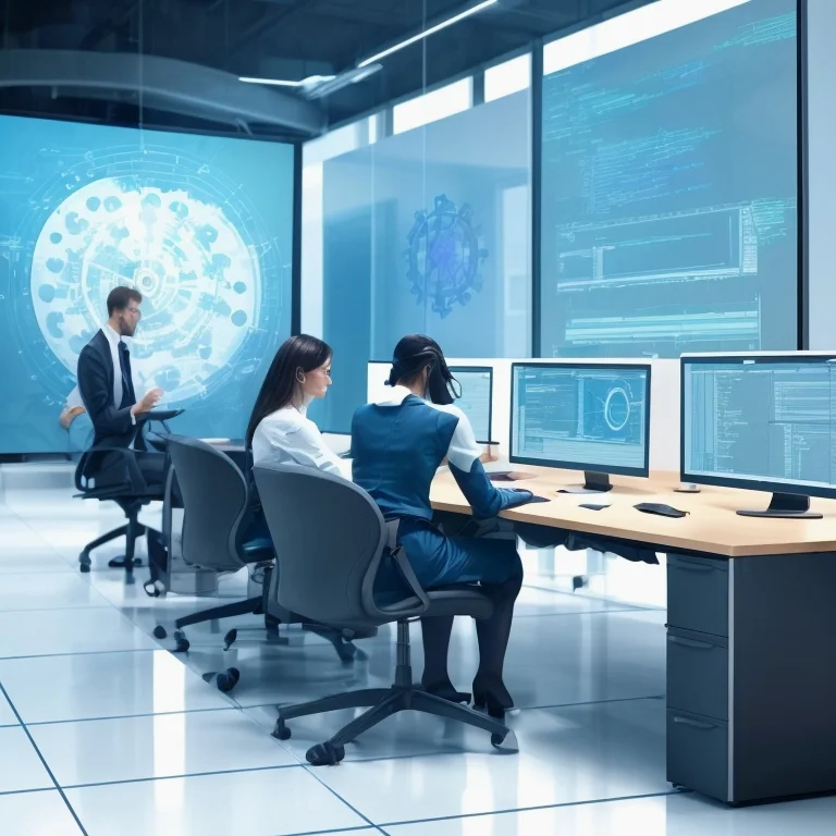 AI技術を象徴するイメージ